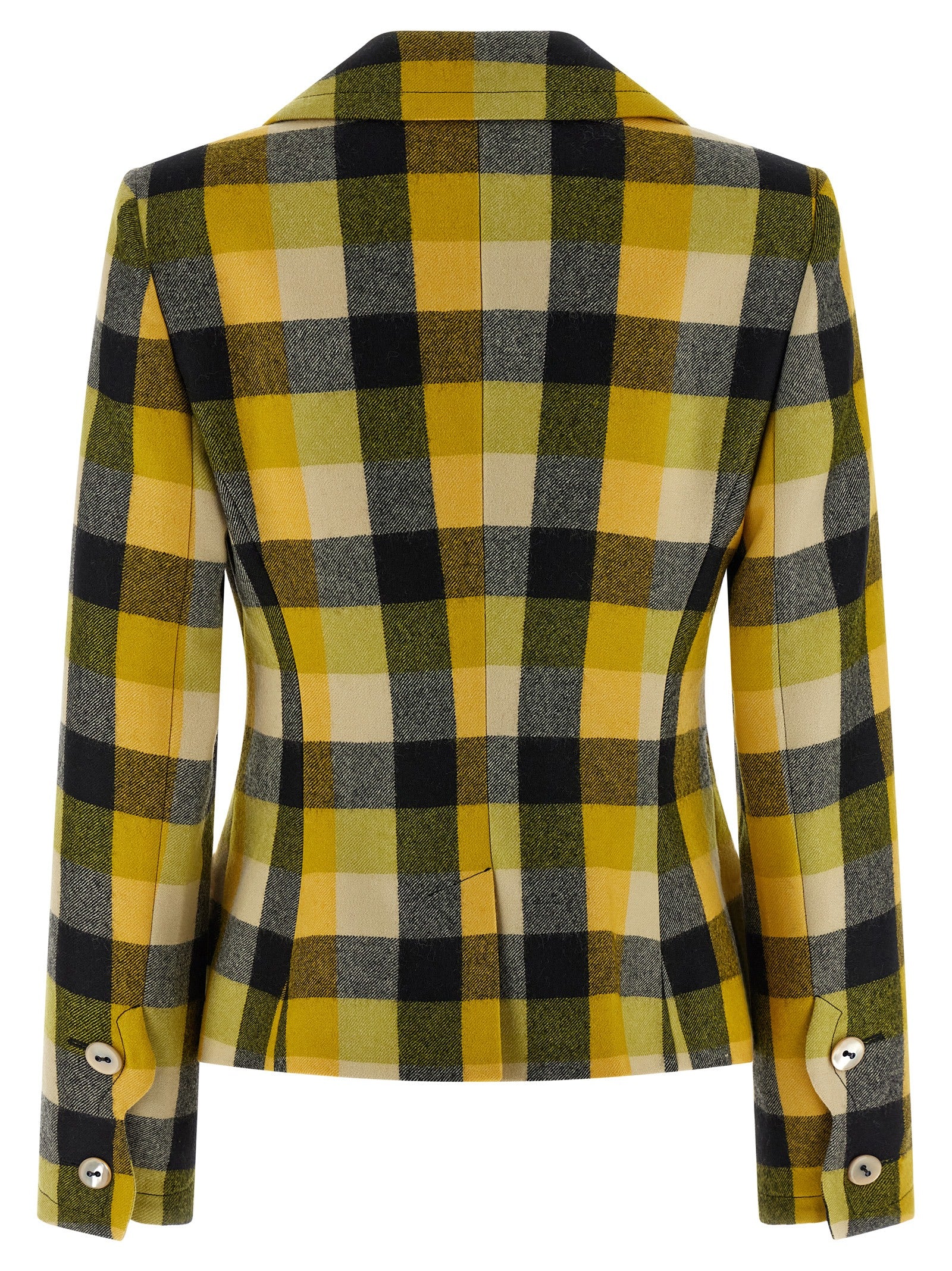 Vivienne Westwood 100% Virgin Wool blazer in yellow — view 2