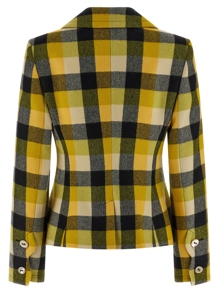 Vivienne Westwood 100% Virgin Wool blazer in yellow — view 2