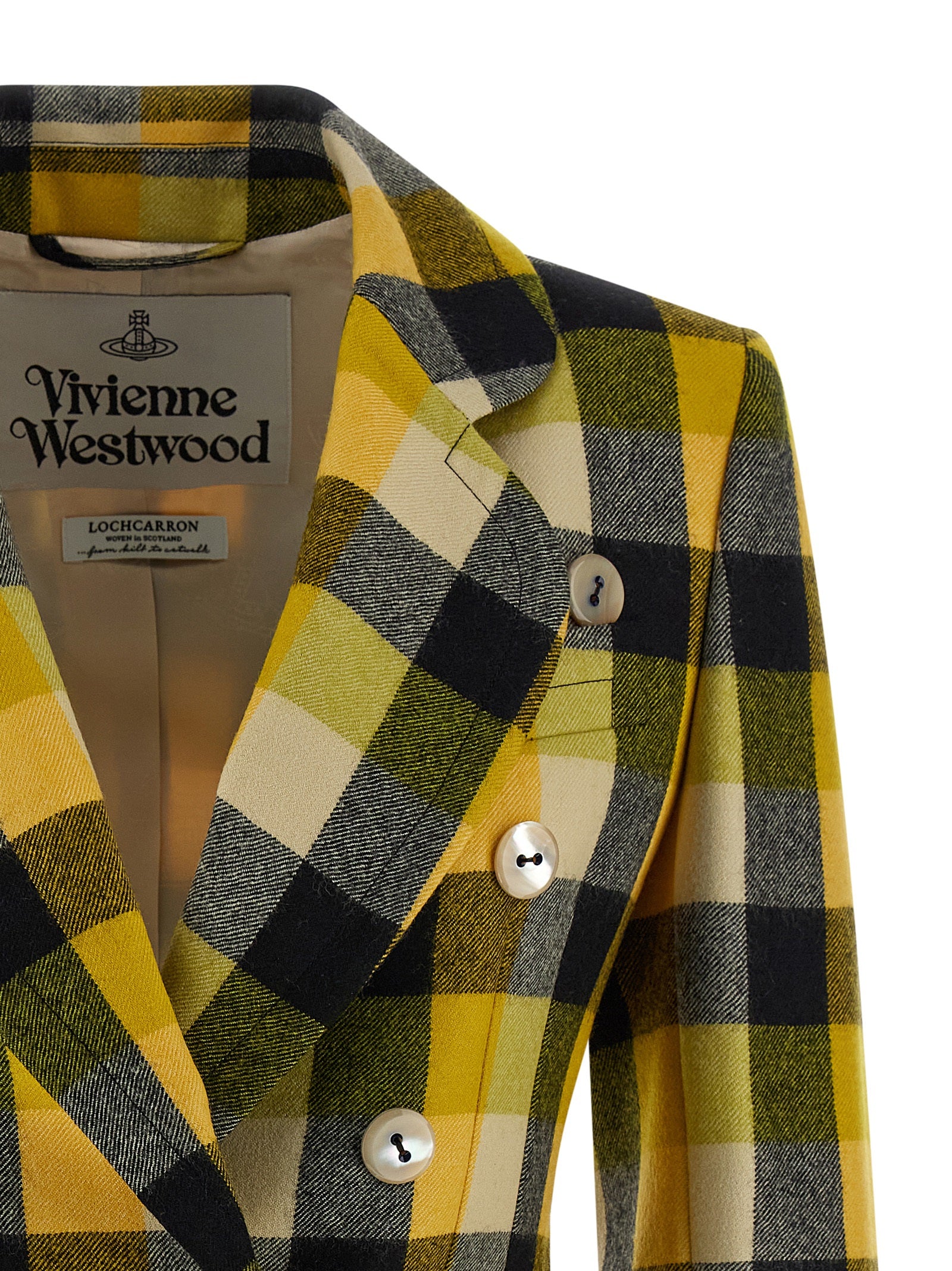 Vivienne Westwood 100% Virgin Wool blazer in yellow — view 3