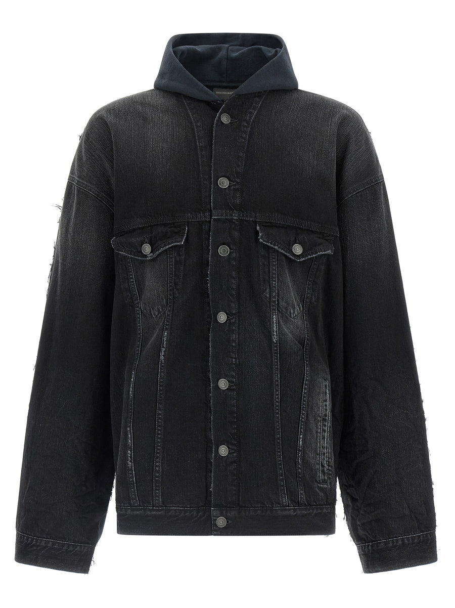 Balenciaga 100% Cotton jacket in black