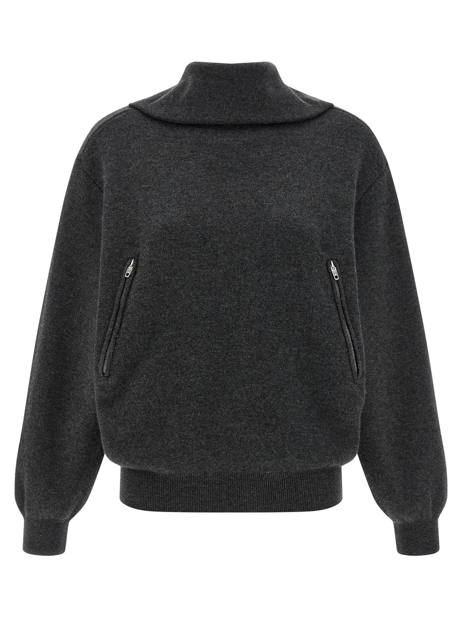Balenciaga 100% Wool sweatshirt in gray