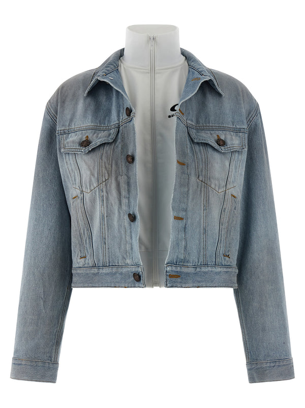 Balenciaga 100% Cotton jacket in blue