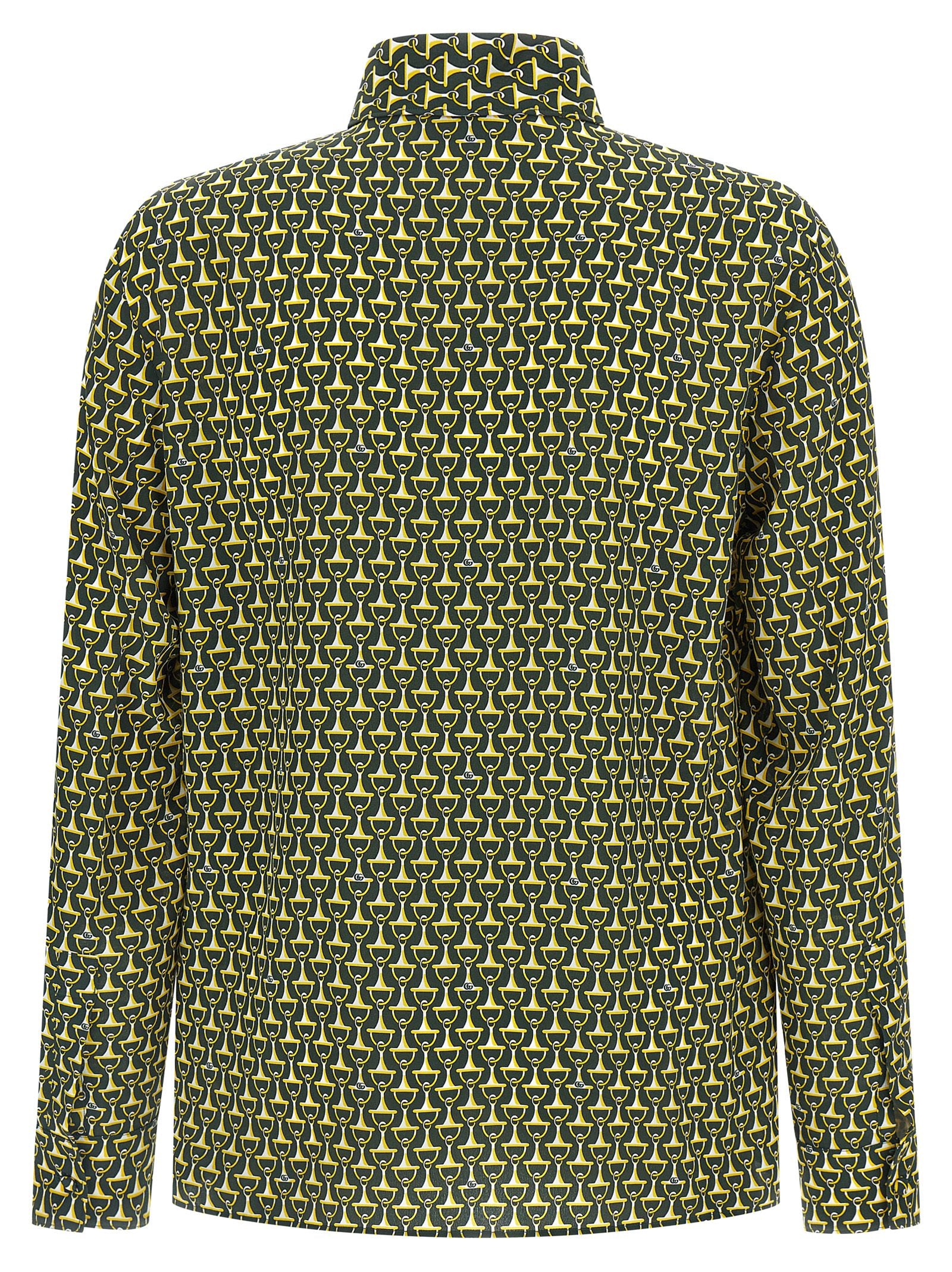Gucci 100% silk shirt in green — view 2