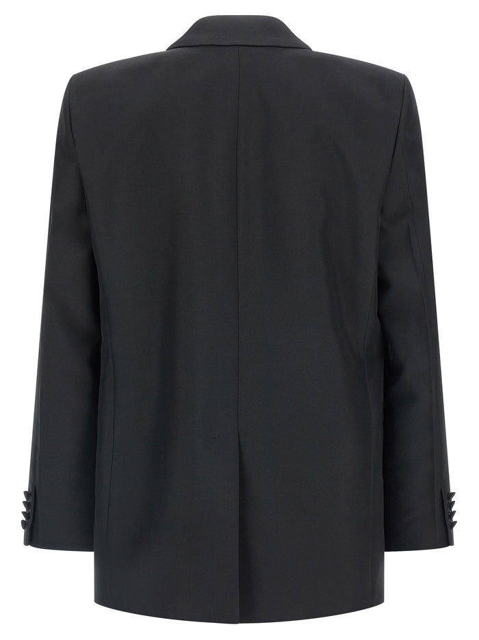 Gucci 100% polyester blazer in black — view 2