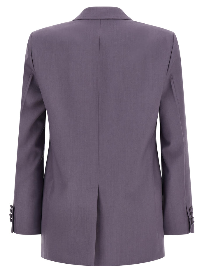 Gucci 100% Wool blazer in purple — view 2