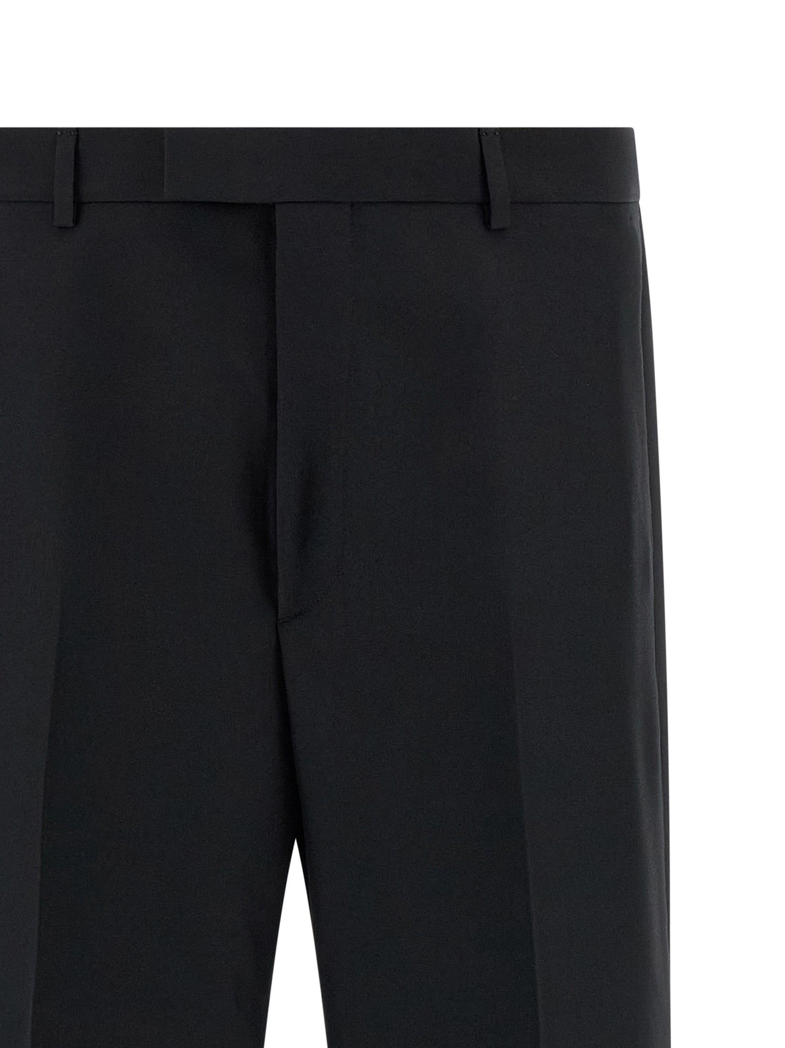 Gucci 100% polyester trousers in black — view 3