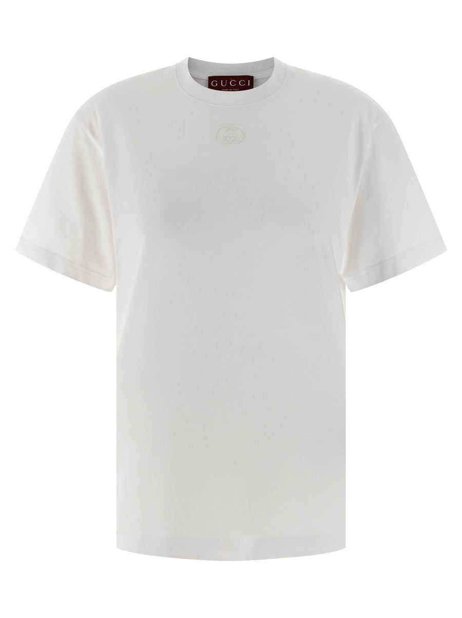 Gucci 100% cotton t-shirt in white
