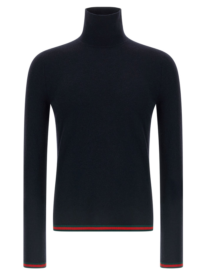 Gucci 100% Cashmere sweater in navy