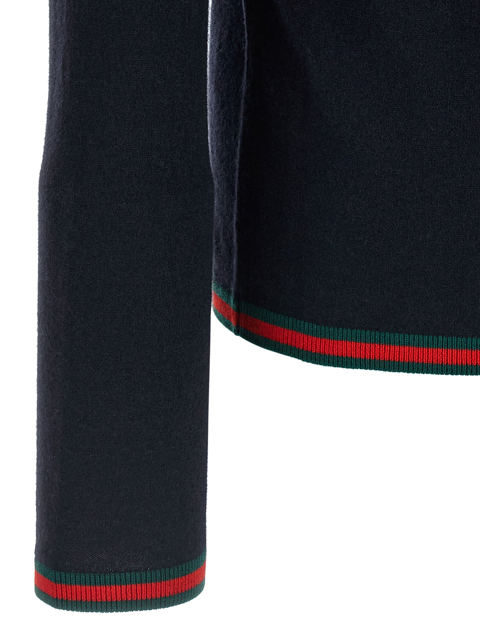Gucci 100% Cashmere sweater in navy — view 4
