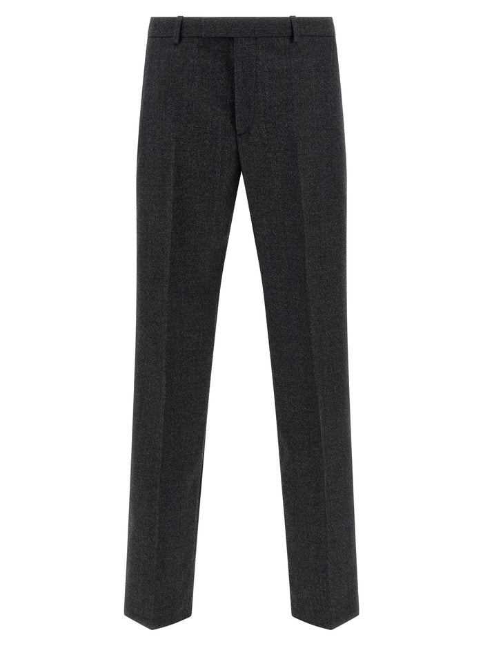 Gucci 100% wool trousers in gray