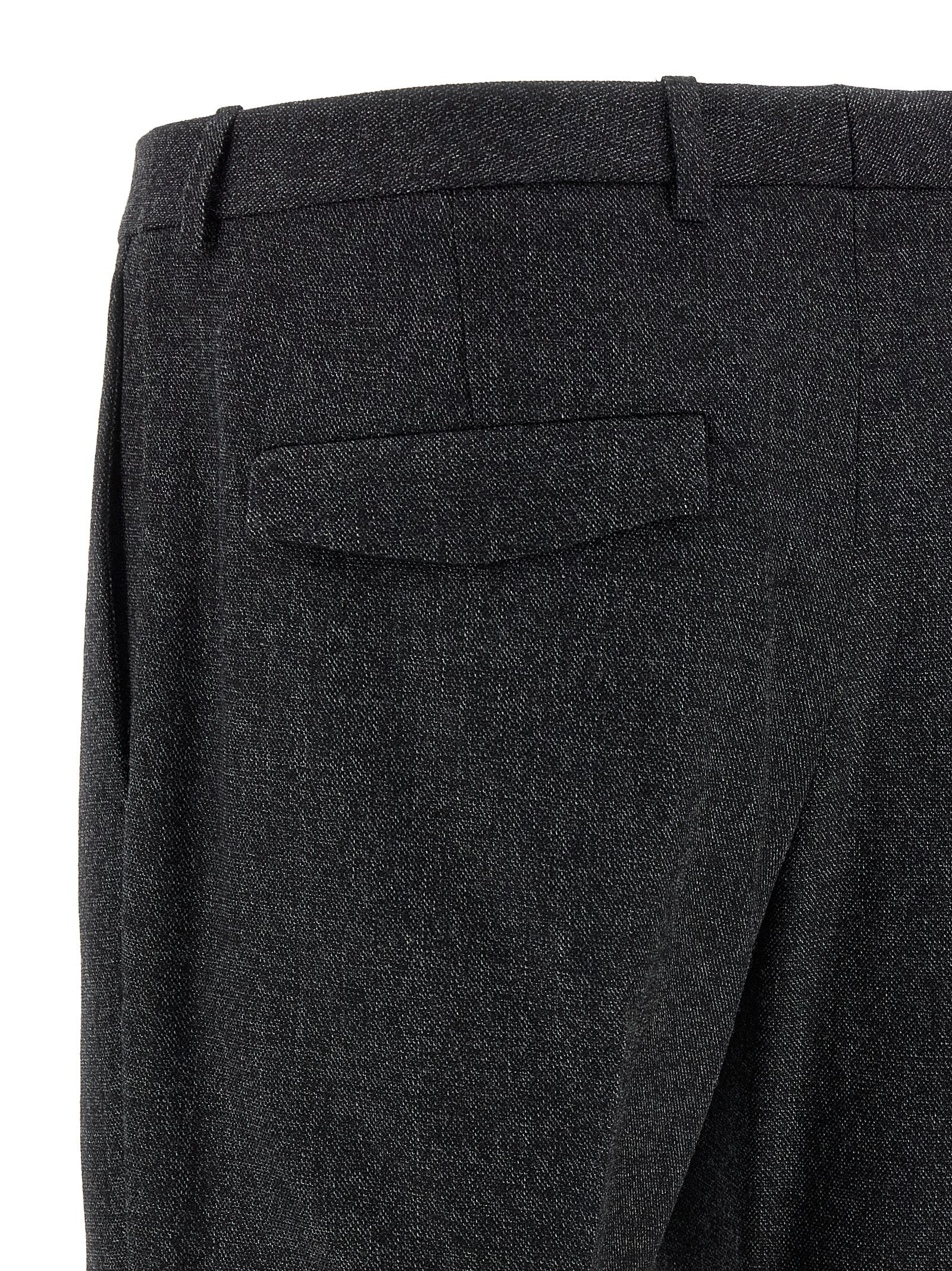 Gucci 100% wool trousers in gray — view 4