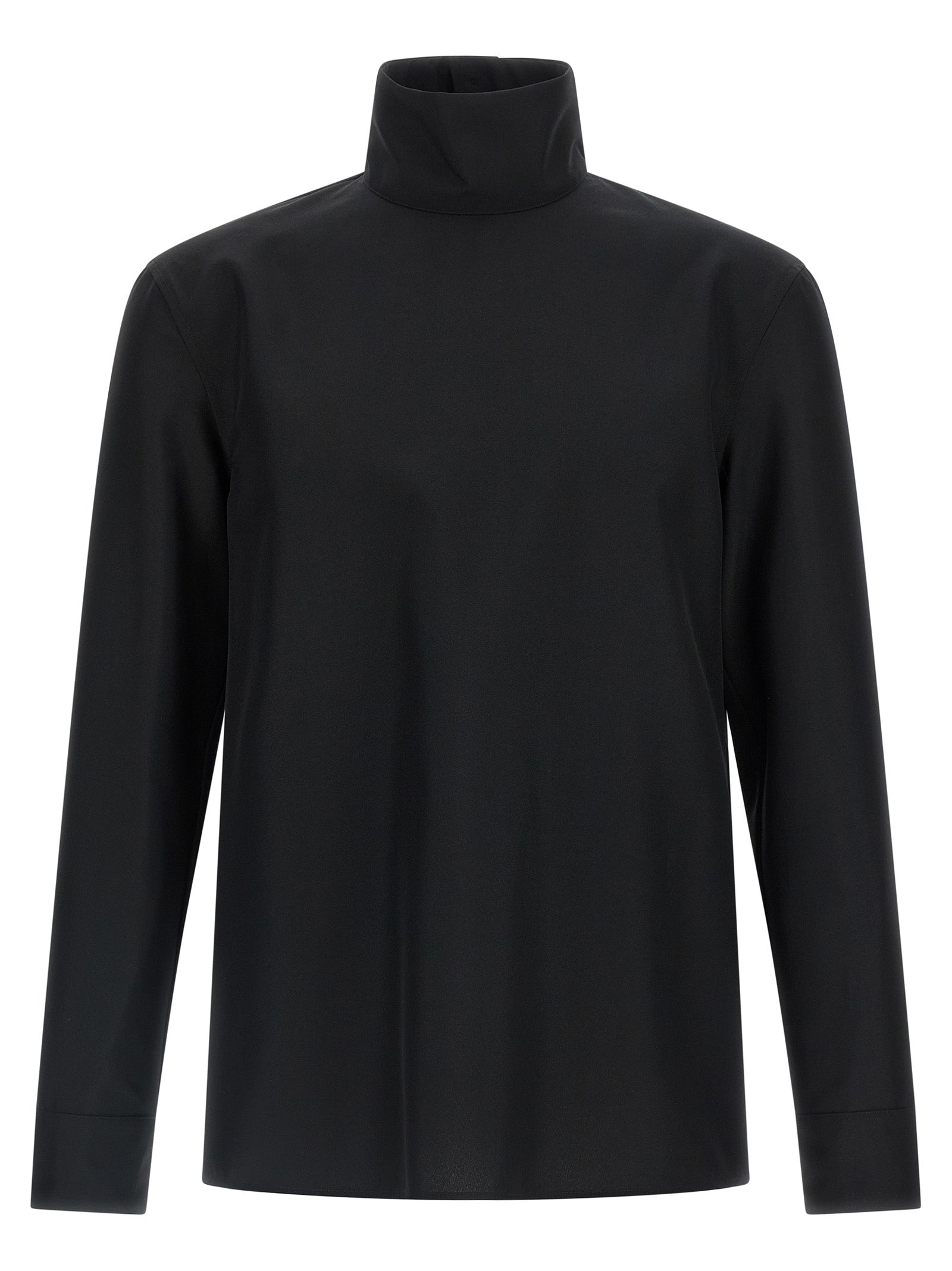 Gucci 100% polyester blouse in black