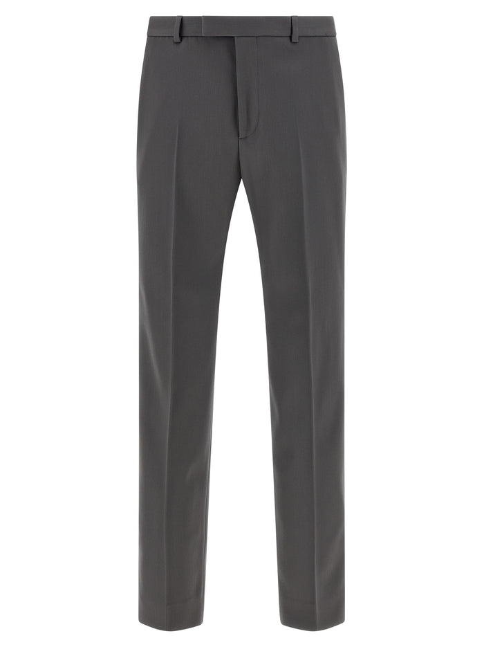 Gucci 99% Wool trousers in gray