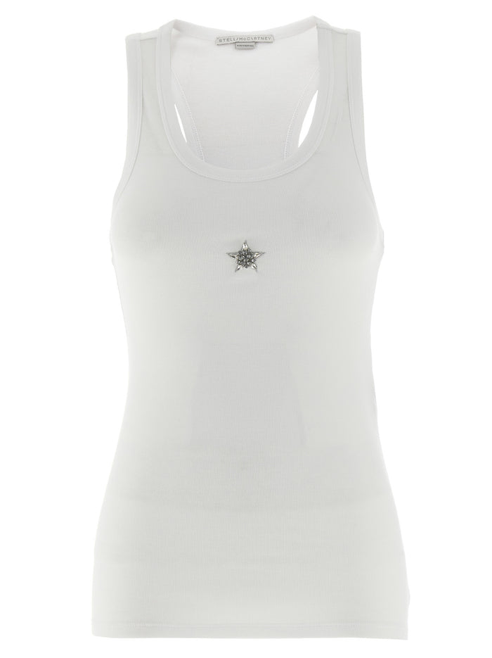 Stella McCartney 67% lyocell tank top in white