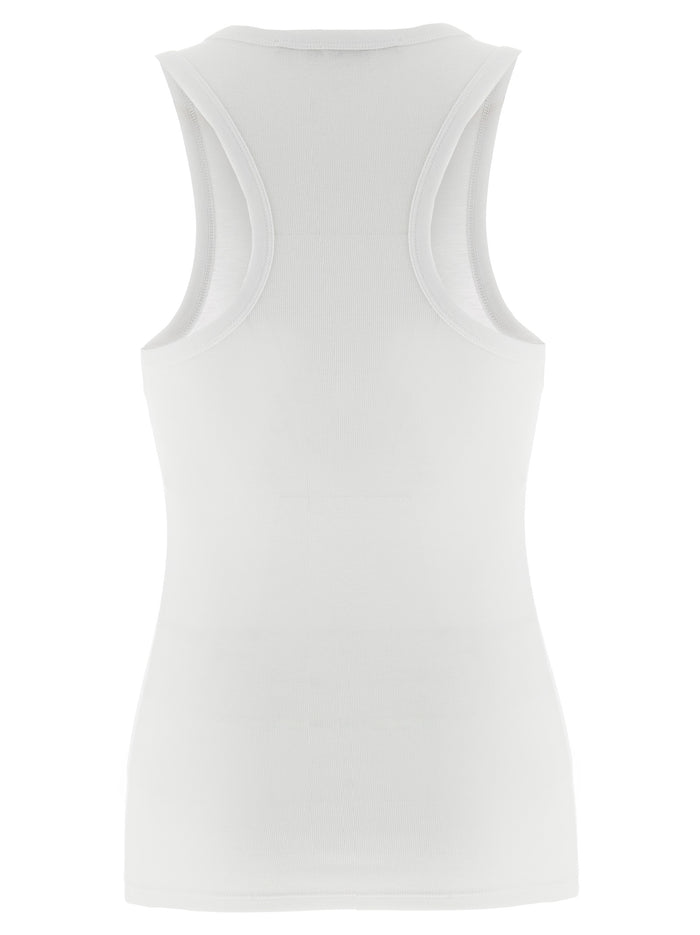 Stella McCartney 67% lyocell tank top in white — view 2