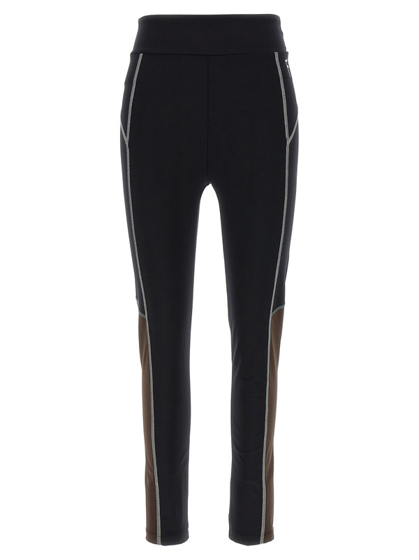 Fendi 74% polyamide leggings in black