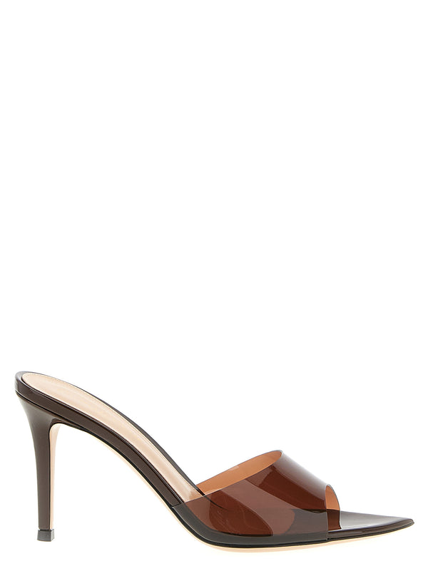 Gianvito Rossi 100% TPU mule in brown