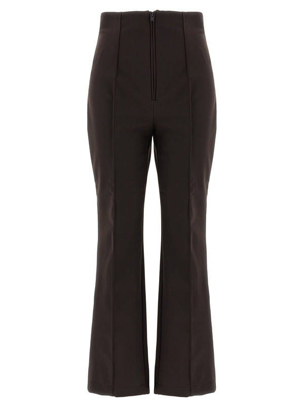 Fendi 75% polyamide trousers in brown