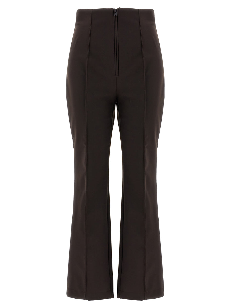 Fendi 75% polyamide trousers in brown