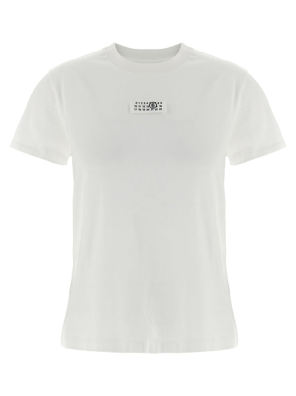 MM6 Maison Margiela 100% cotton t-shirt in white