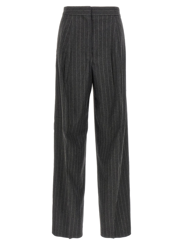Sportmax 44% wool trousers in gray