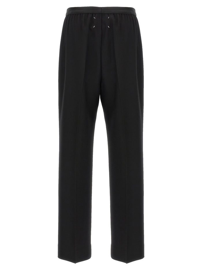 Maison Margiela 100% Virgin Wool trousers in black — view 2