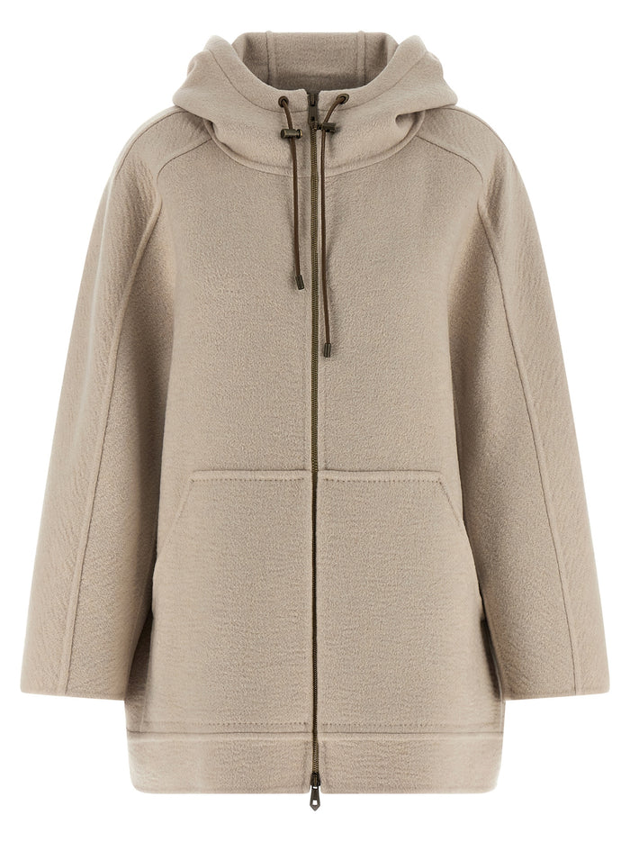 Max Mara 100% Cashmere coat in beige