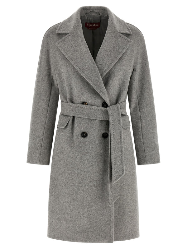 Max Mara 40% Cashmere coat in gray