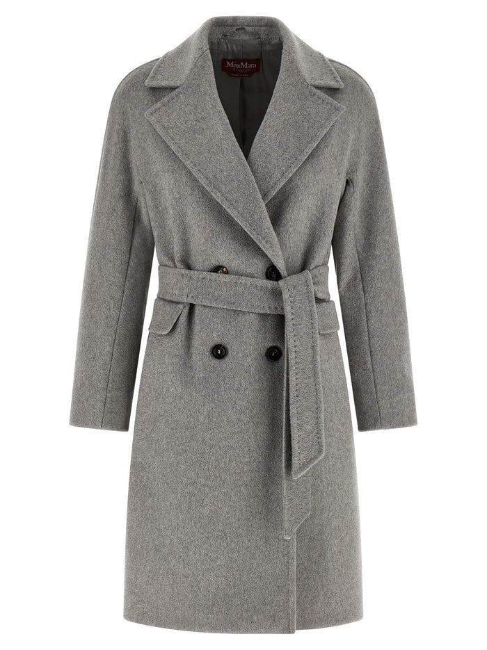 Max Mara 40% Cashmere coat in gray