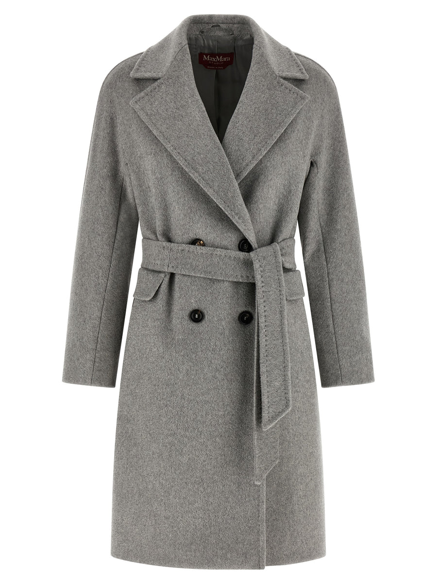 Max Mara 40% Cashmere coat in gray