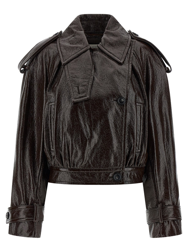Sportmax 100% Cotton jacket in brown