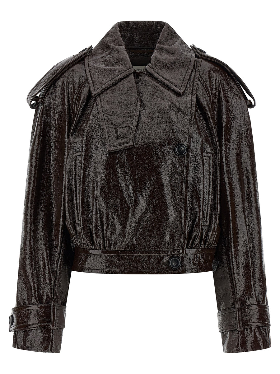 Sportmax 100% Cotton jacket in brown
