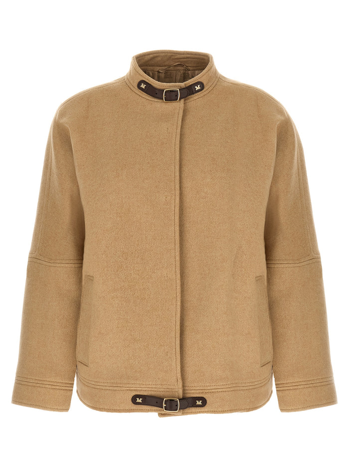 Max Mara 47% Cashmere jacket in beige