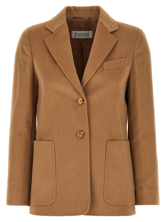 Max Mara 100% Camel Wool blazer in beige