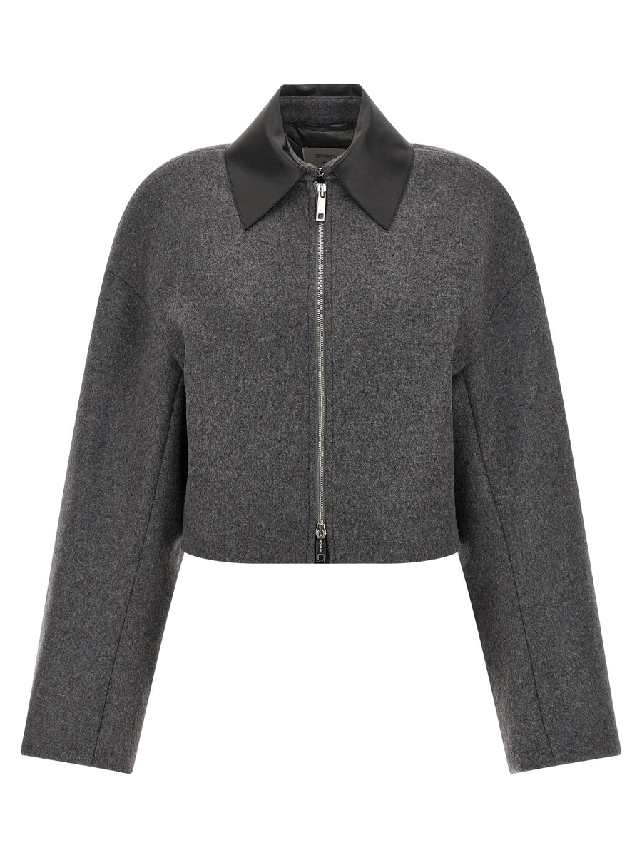Sportmax 100% virgin wool jacket in gray