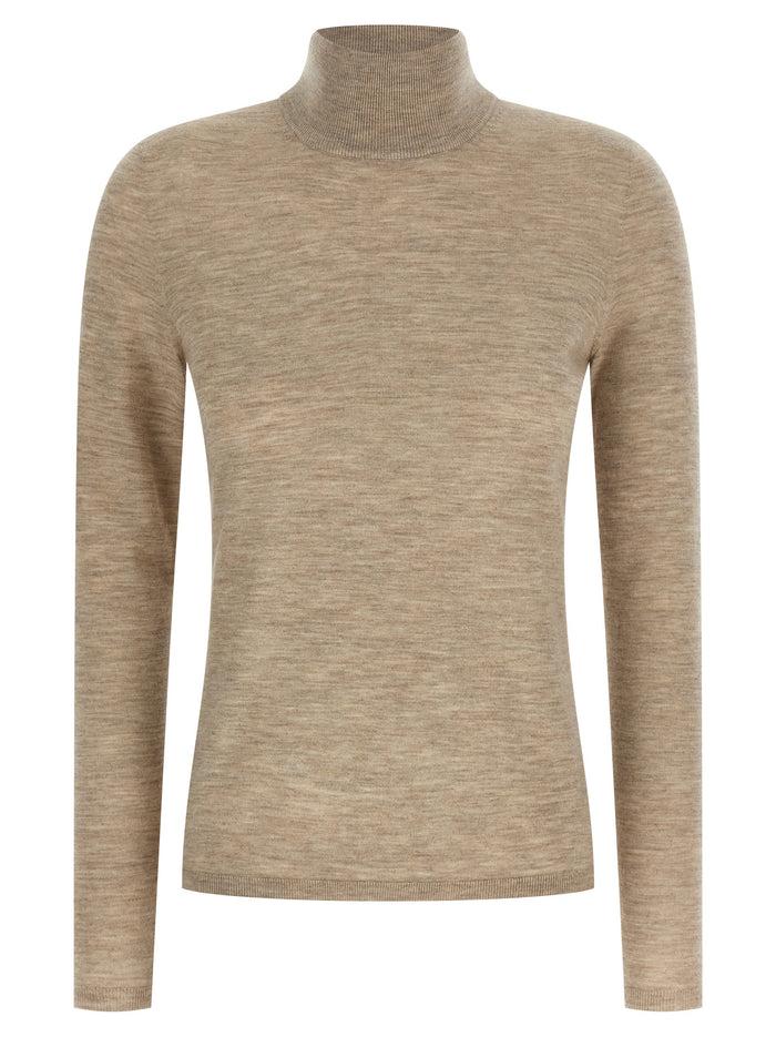 Max Mara 100% cashmere turtleneck in beige