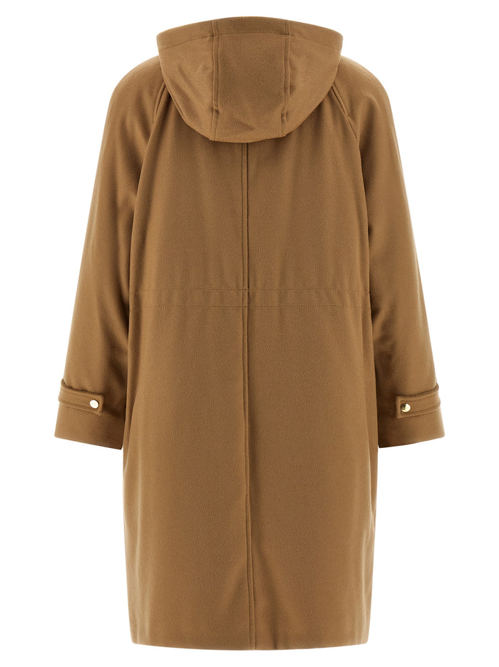 Max Mara 100% Polyamide (outer) coat in beige — view 2