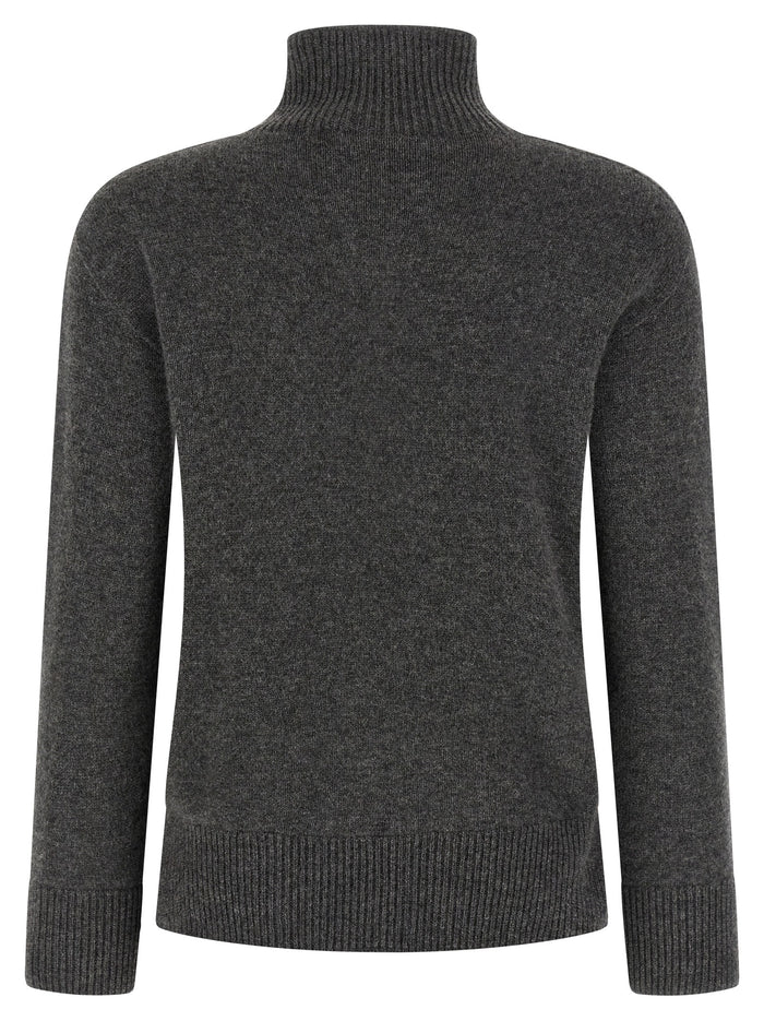 'S Max Mara 100% Cashmere sweater in gray — view 2