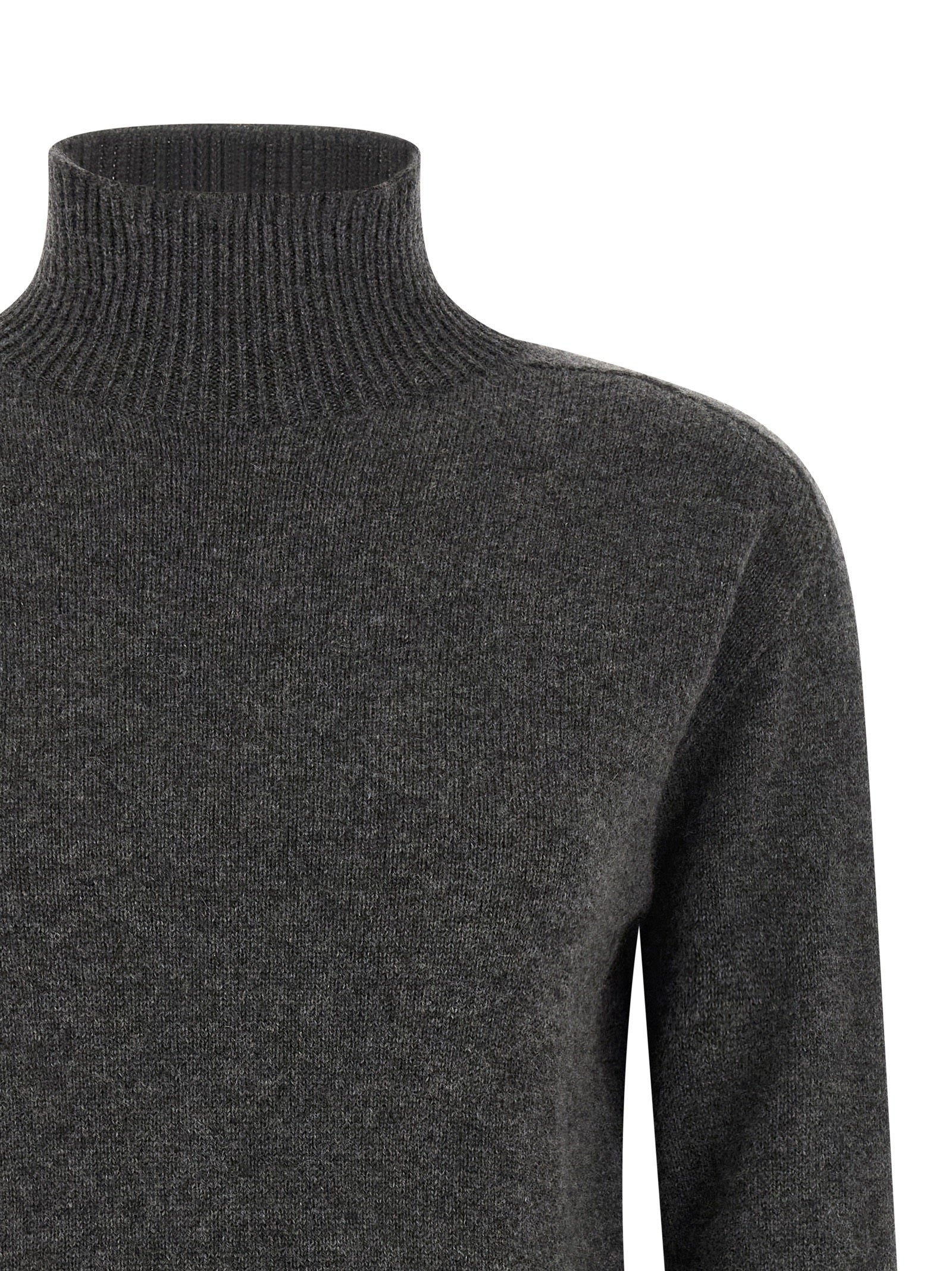 'S Max Mara 100% Cashmere sweater in gray — view 3