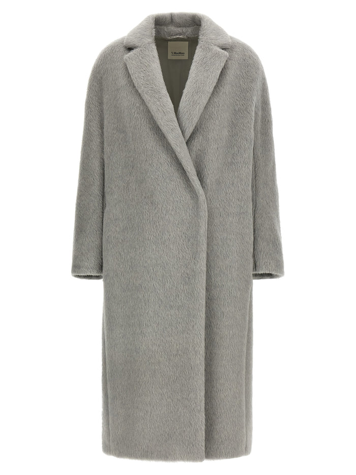 'S Max Mara 59% Alpaca coat in gray