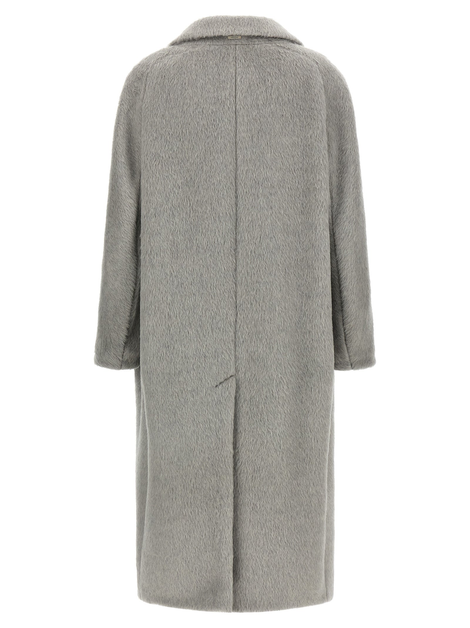 'S Max Mara 59% Alpaca coat in gray — view 2