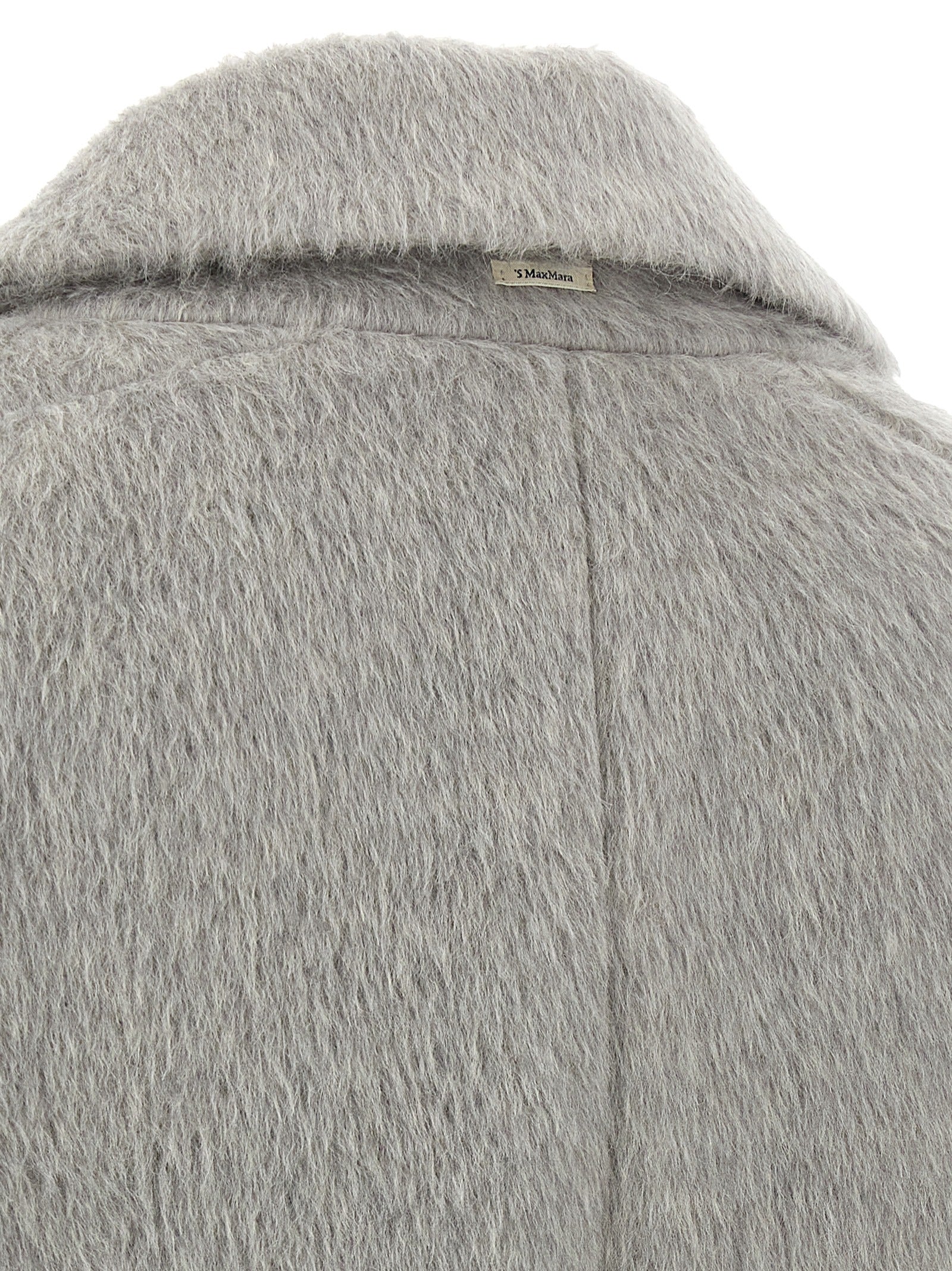 'S Max Mara 59% Alpaca coat in gray — view 4