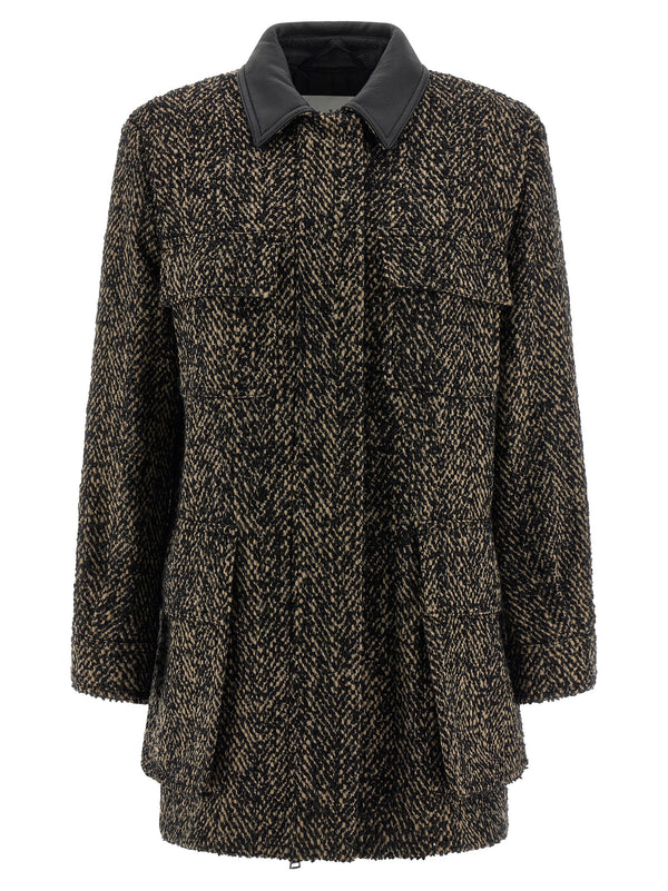 Max Mara 93% virgin wool jacket in multicolor