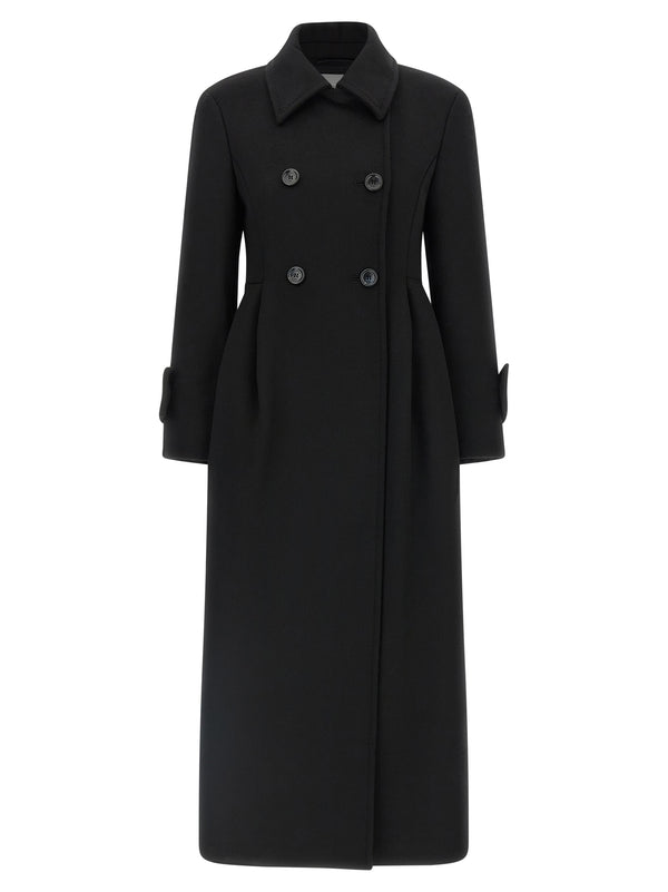 Max Mara 100% Camel Wool coat in black