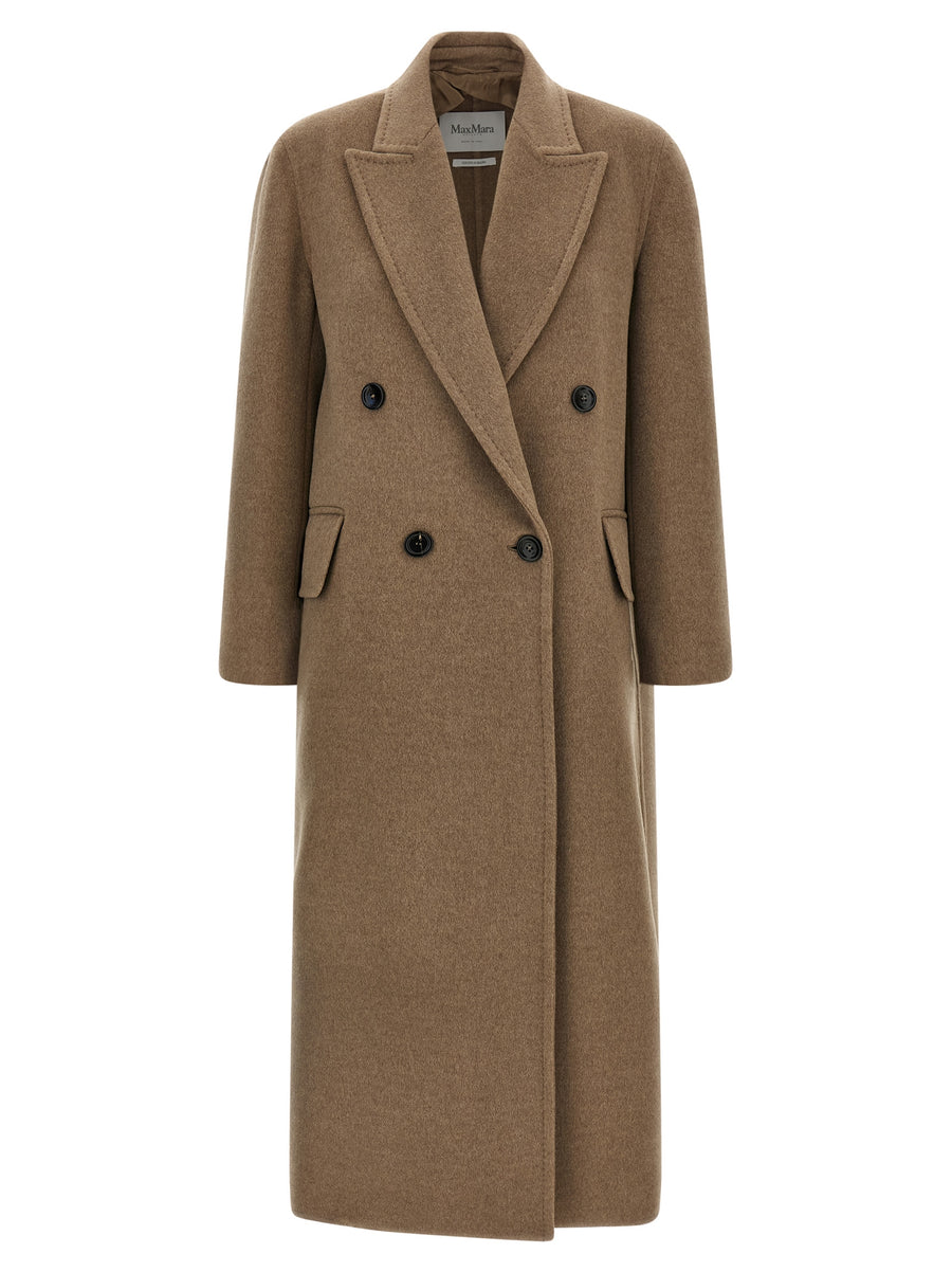 Max Mara 100% cashmere coat in beige