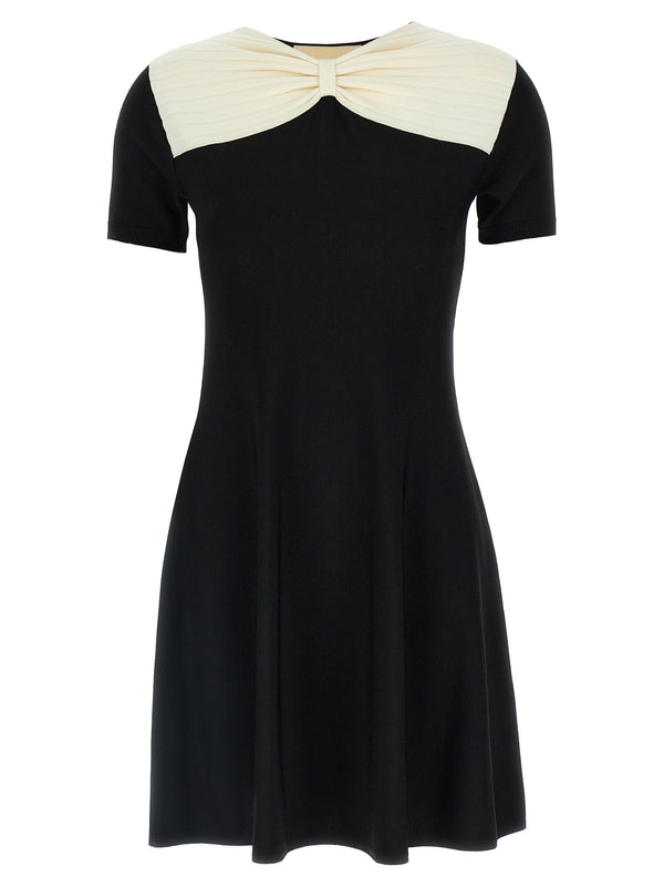 Valentino Garavani 83% viscose dress in black