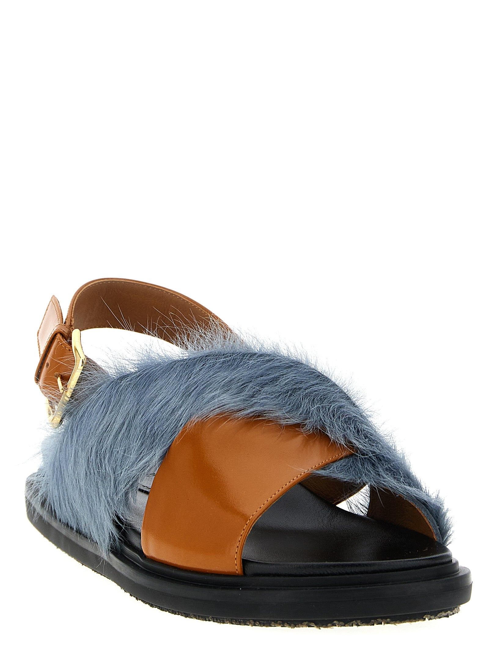 Marni 100% lamb leather sandals in multicolor — view 2