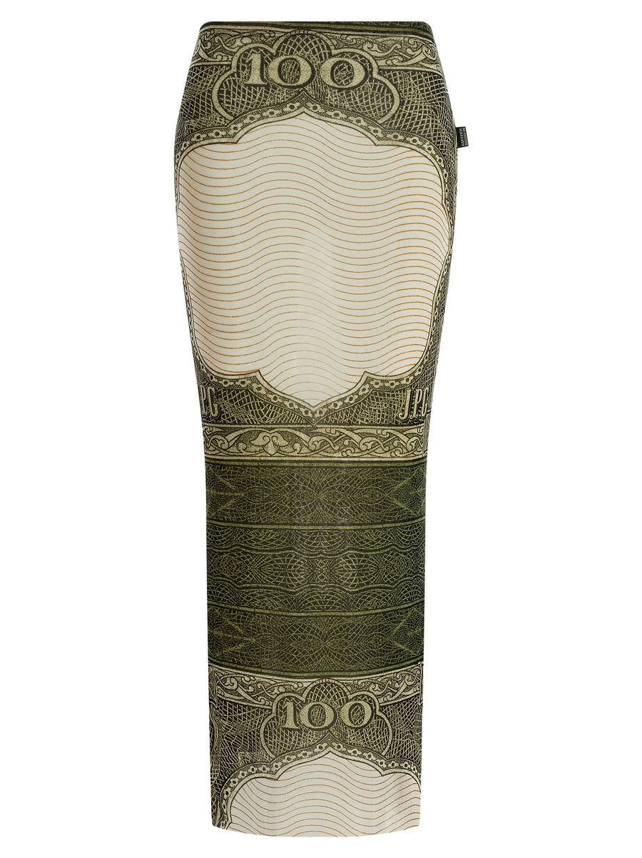 Jean Paul Gaultier 100% Polyamide skirt in multicolor