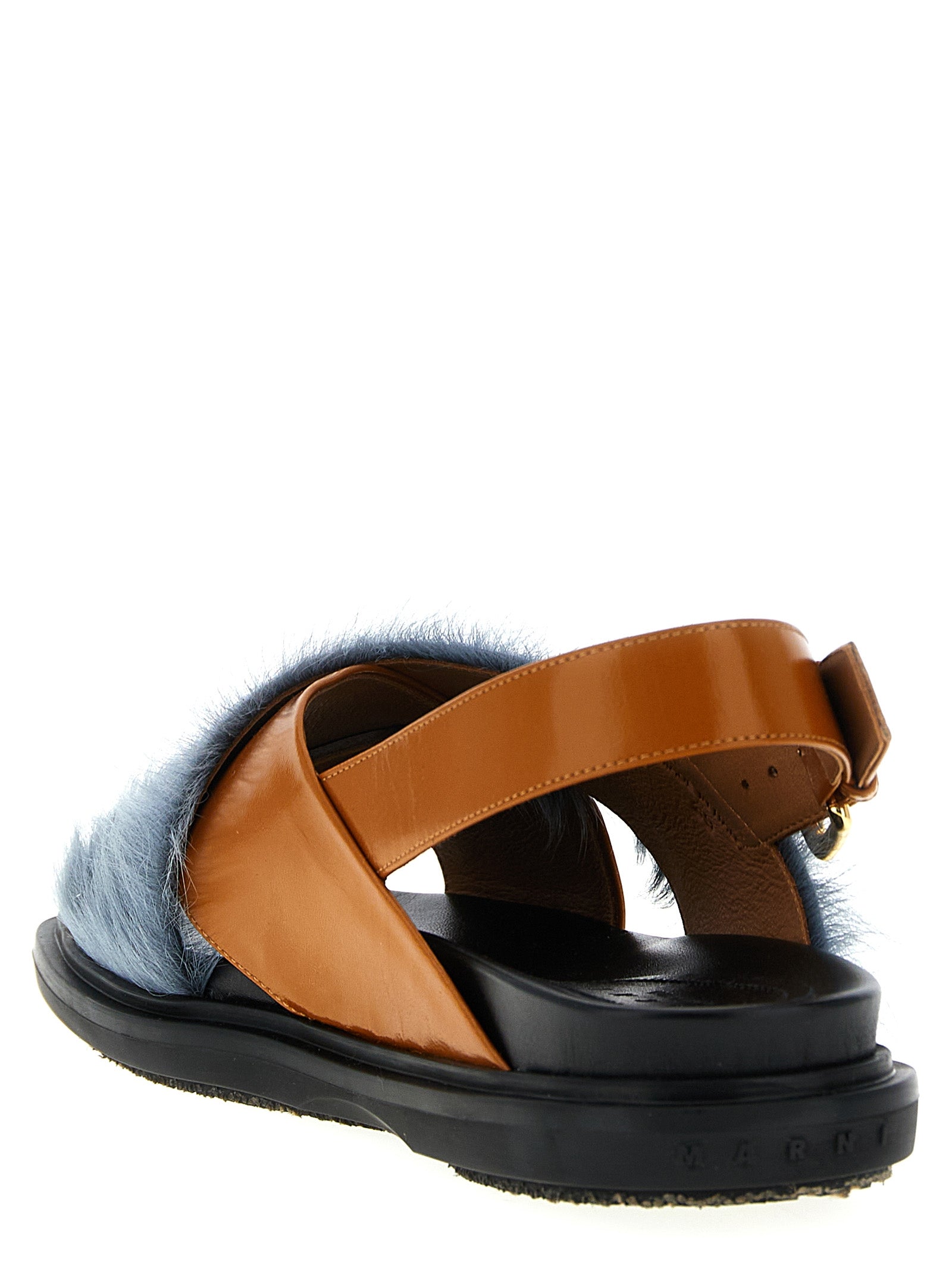 Marni 100% lamb leather sandals in multicolor — view 3