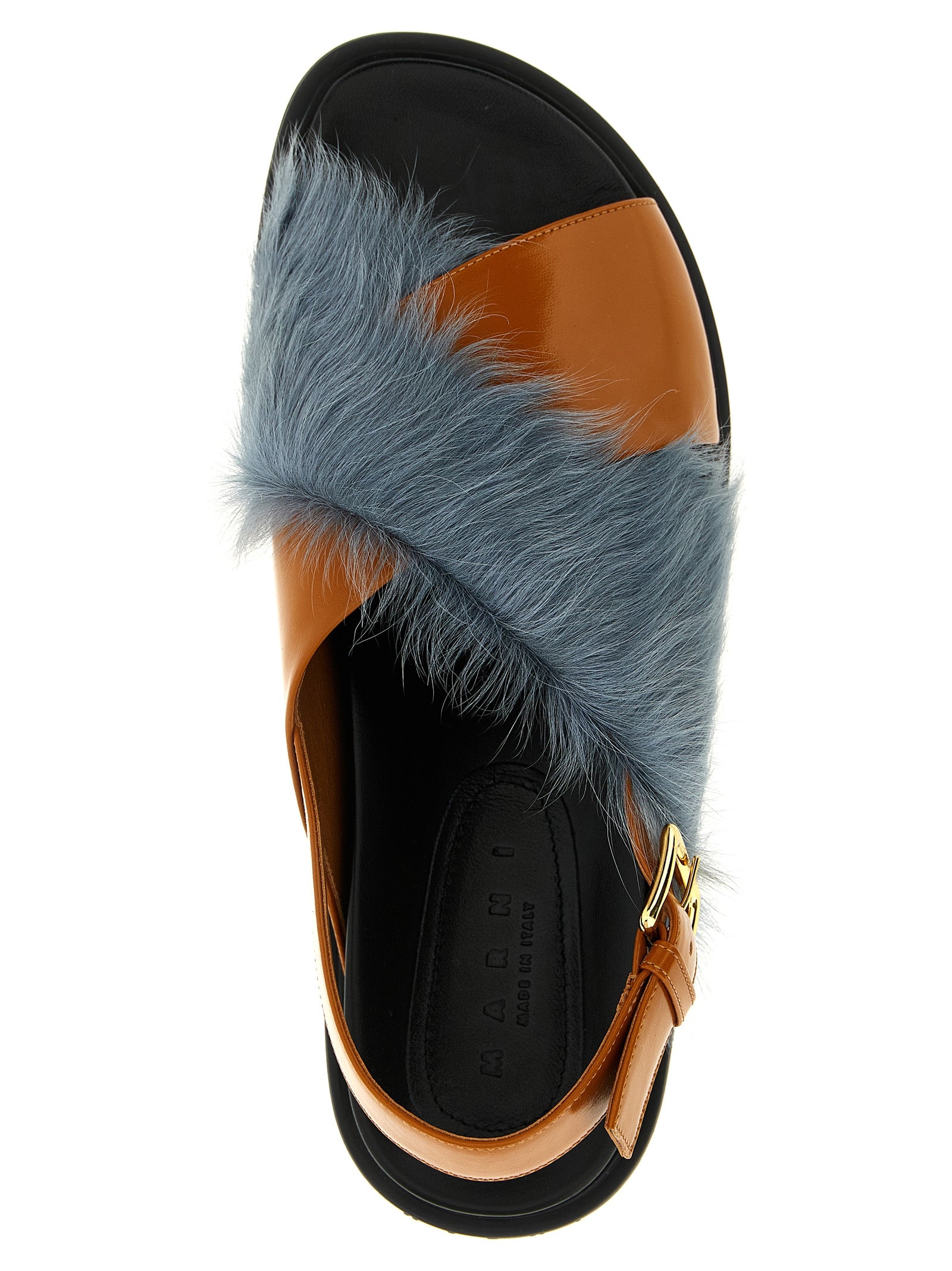 Marni 100% lamb leather sandals in multicolor — view 4